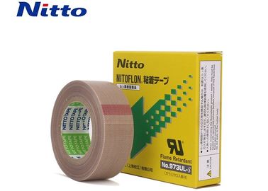 Chiny NITTO TEFLON No.973UL Taśma uszczelniająca Fluoroplastic Saturated Glass Cloth Tape dostawca