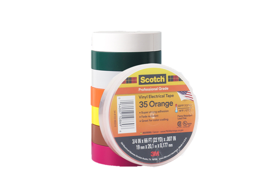 Chiny 3M Scotch 35 | Color Coding | Electrical Tape | Vinyl Carrier dostawca