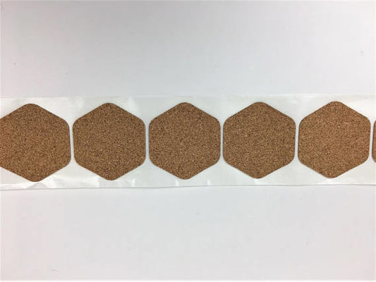 Samoprzylepny korkowy oparcie Hexagon Hexagon dla 4" podłogi płytek Hexagon dostawca