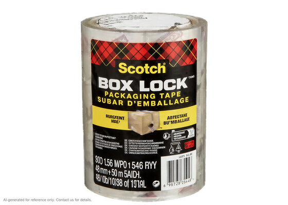 3M Scotch Box Lock 3950 | Clear BOPP Film | Acrylic | 48 mm x 50 m | 76.2 mm Core dostawca
